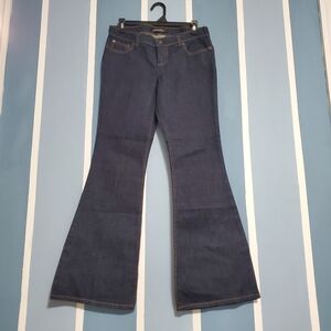 LONDONJEAN Dark Blue Flare Jeans, Retired Victoria Secret Brand